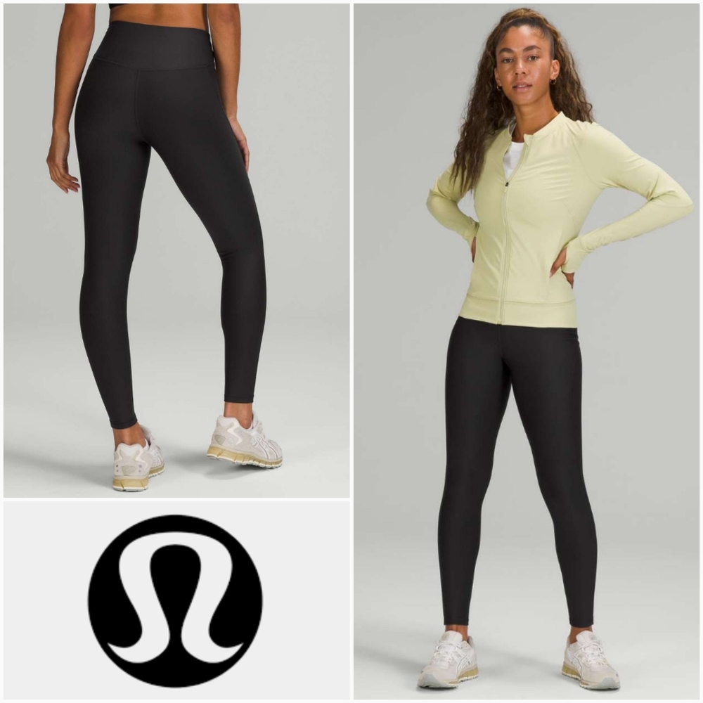 🗻 LULULEMON 8 Base Pace High-Rise Fleece Tight 28" Black Size 8 2021 Release